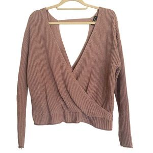 Juniors Knit Sweater Top Size Large